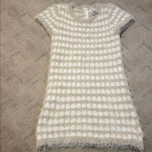 Max Studio Cream Textured Knit Sweater
